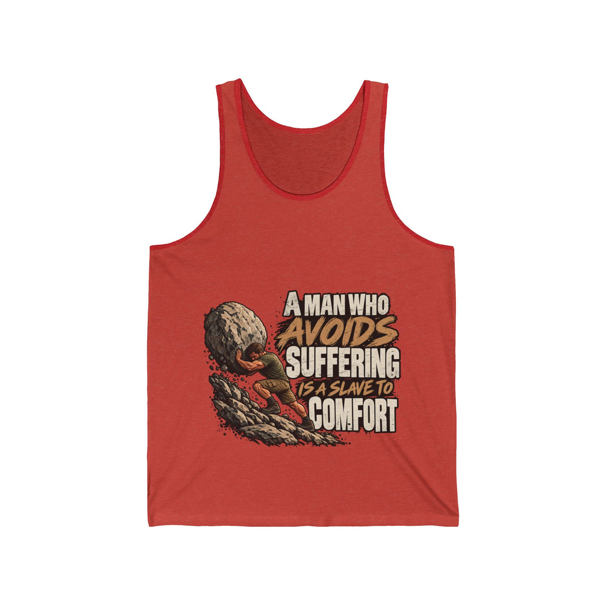 A Man Who Avoids Suffering - Athletic Tank