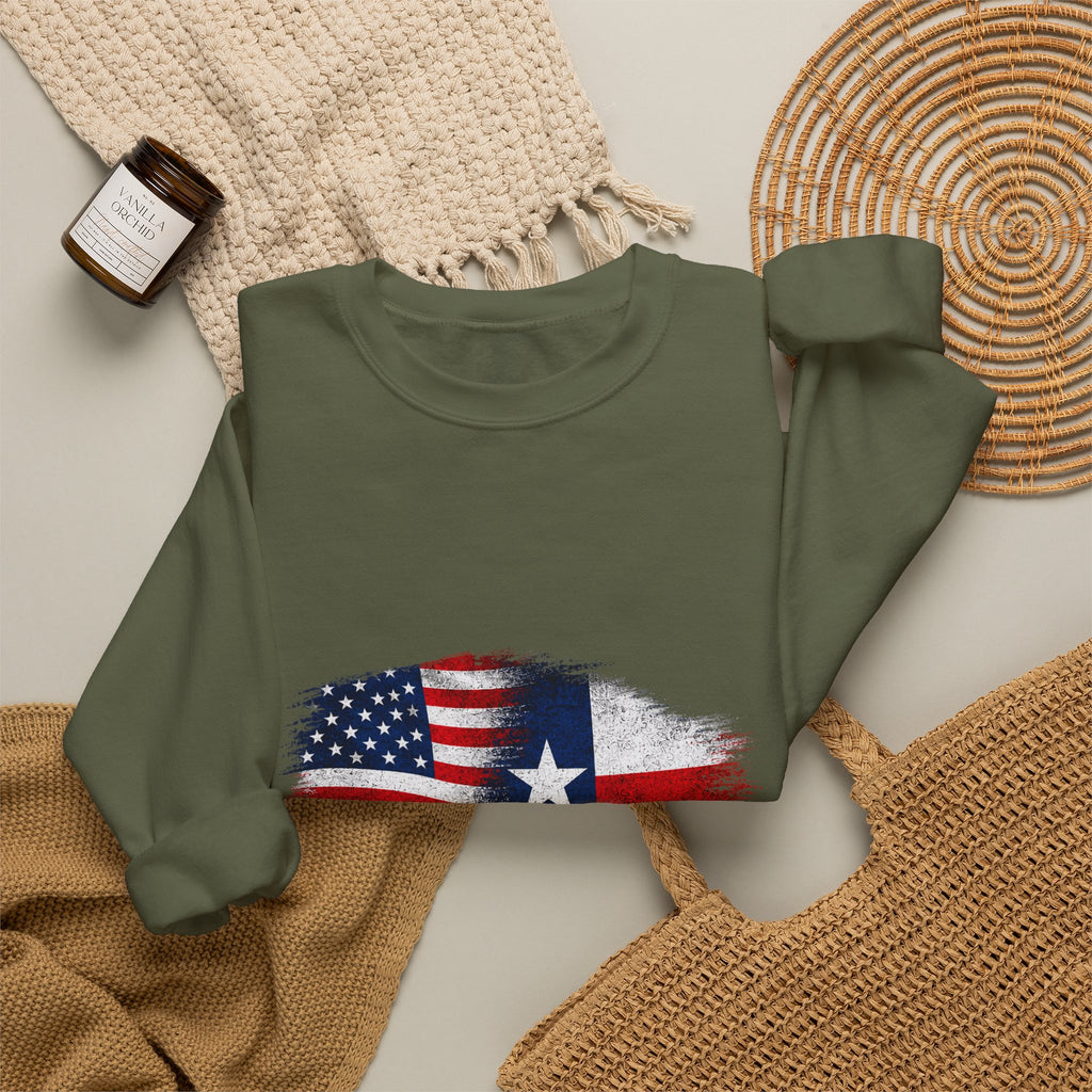 American by Birth, Texan by Choice - Crewneck Sweatshirt