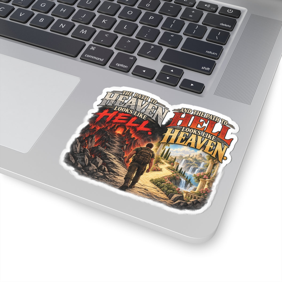 Path To Heaven Path To Hell - Kiss-Cut Sticker