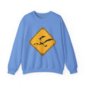 Roadrunner Yellow Diamond Sign - Crewneck Sweatshirt