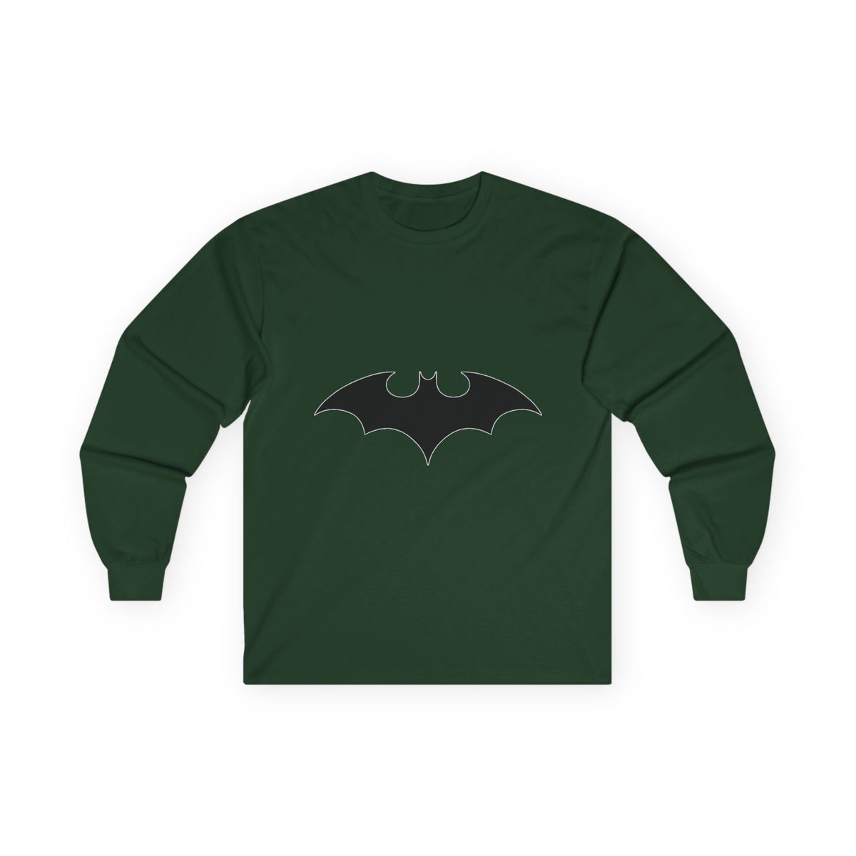Midnight Bat Emblem - Unisex Ultra Cotton Long Sleeve Tee