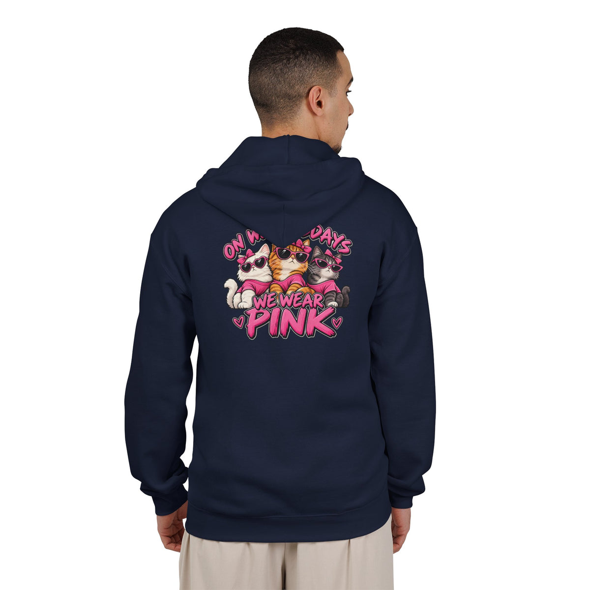 On Wednesdays We Wear Pink - Full-Zip Hooded Sweatshirt