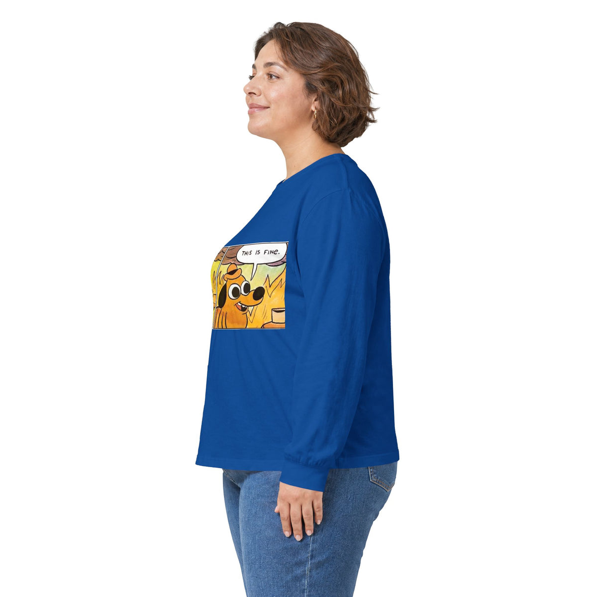 This Is Fine - Unisex Ultra Cotton Long Sleeve Tee