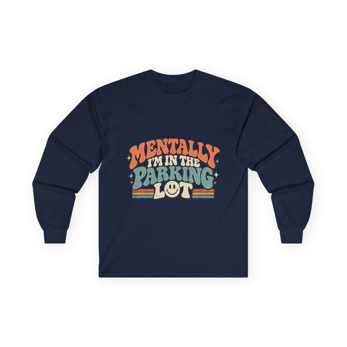 Secretly Plotting Dark Parking - Unisex Ultra Cotton Long Sleeve Tee