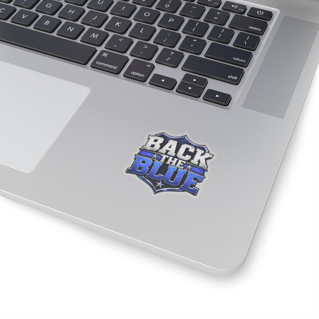 Back the Blue Shield - Kiss-Cut Sticker