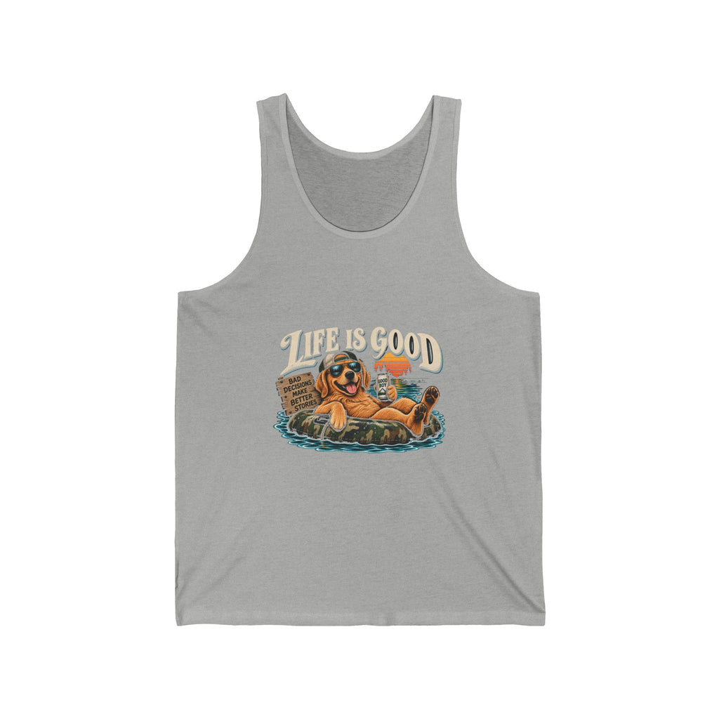 Life is Good Floatin' - Athletic Tank