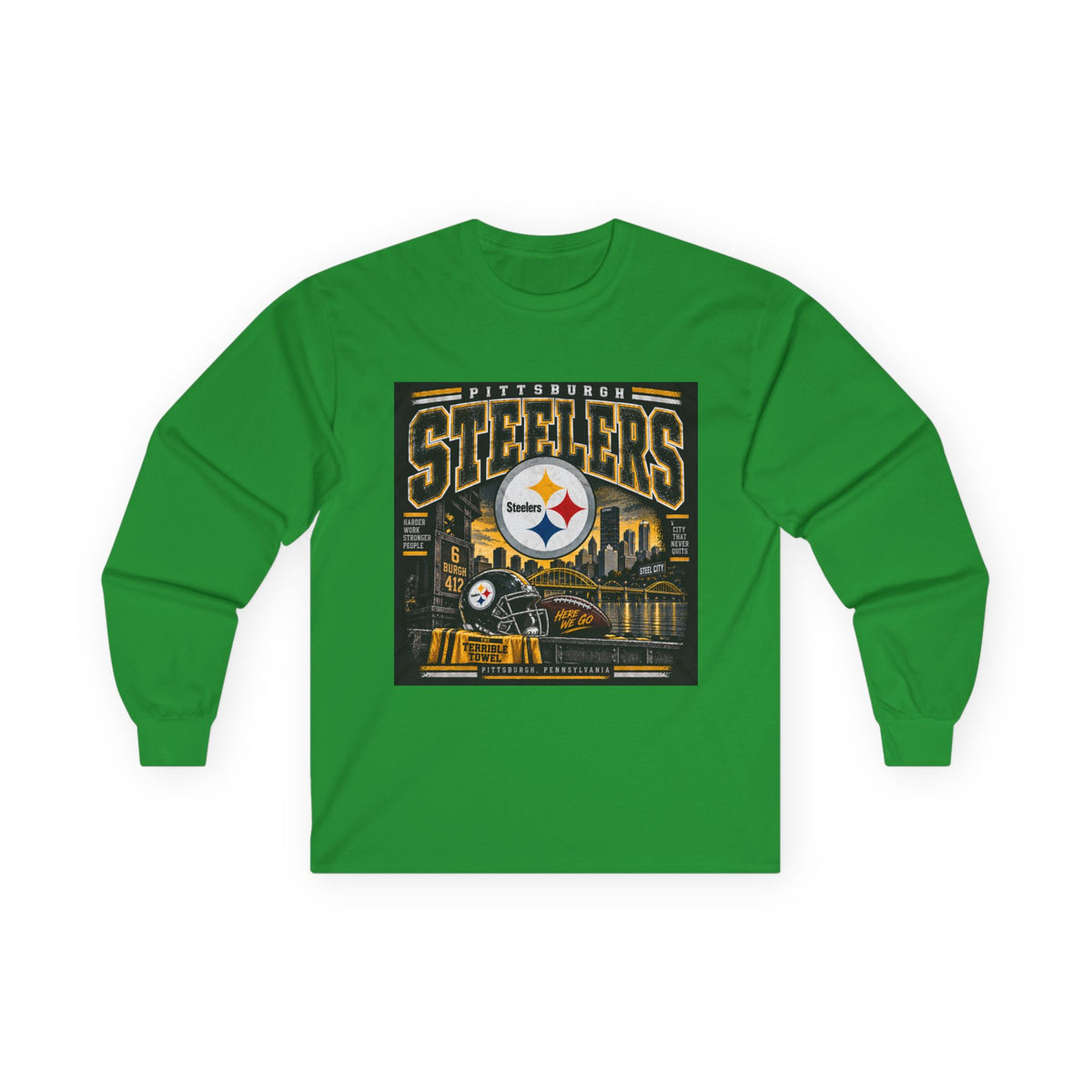 Pittsburgh Steelers Steel City Pride - Unisex Ultra Cotton Long Sleeve Tee