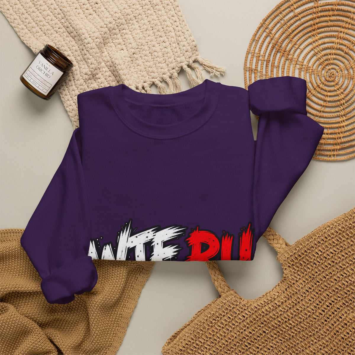 WTF RU LOOKIN AT - Crewneck Sweatshirt