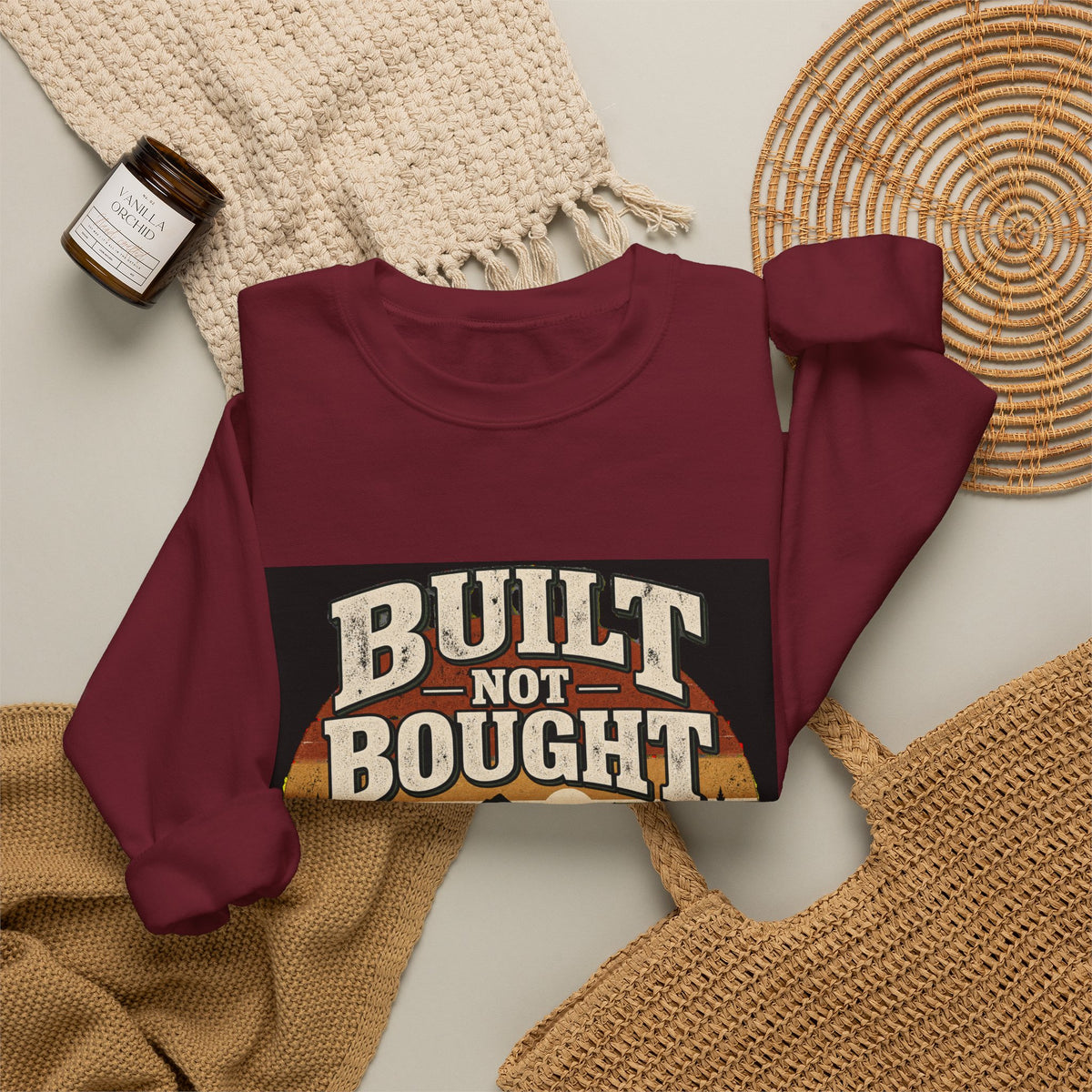 Built Not Bought - Crewneck Sweatshirt