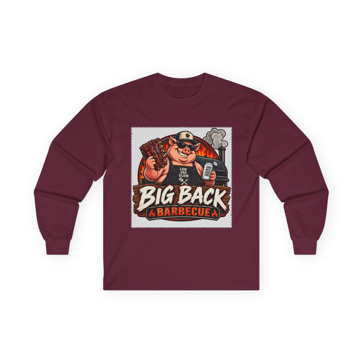 Big Back Barbecue - Unisex Ultra Cotton Long Sleeve Tee