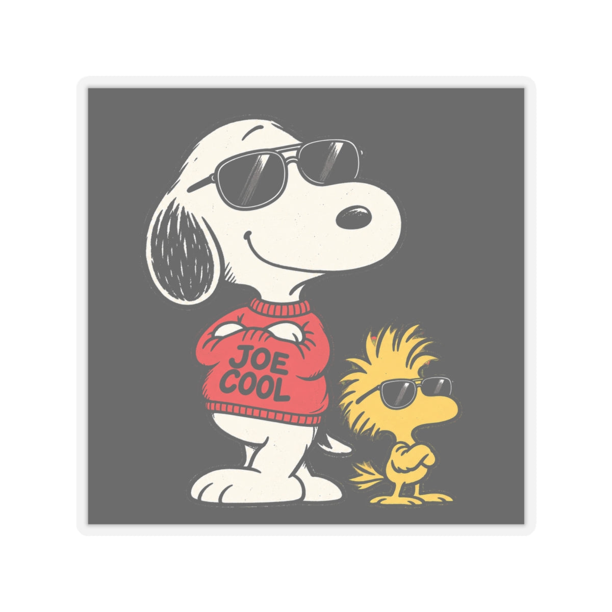 Joe Cool Vibes - Kiss-Cut Sticker