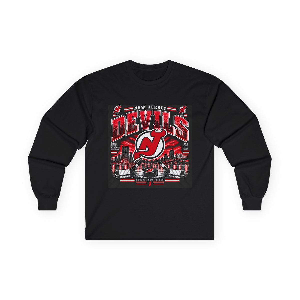 New Jersey Devils - Unisex Ultra Cotton Long Sleeve Tee