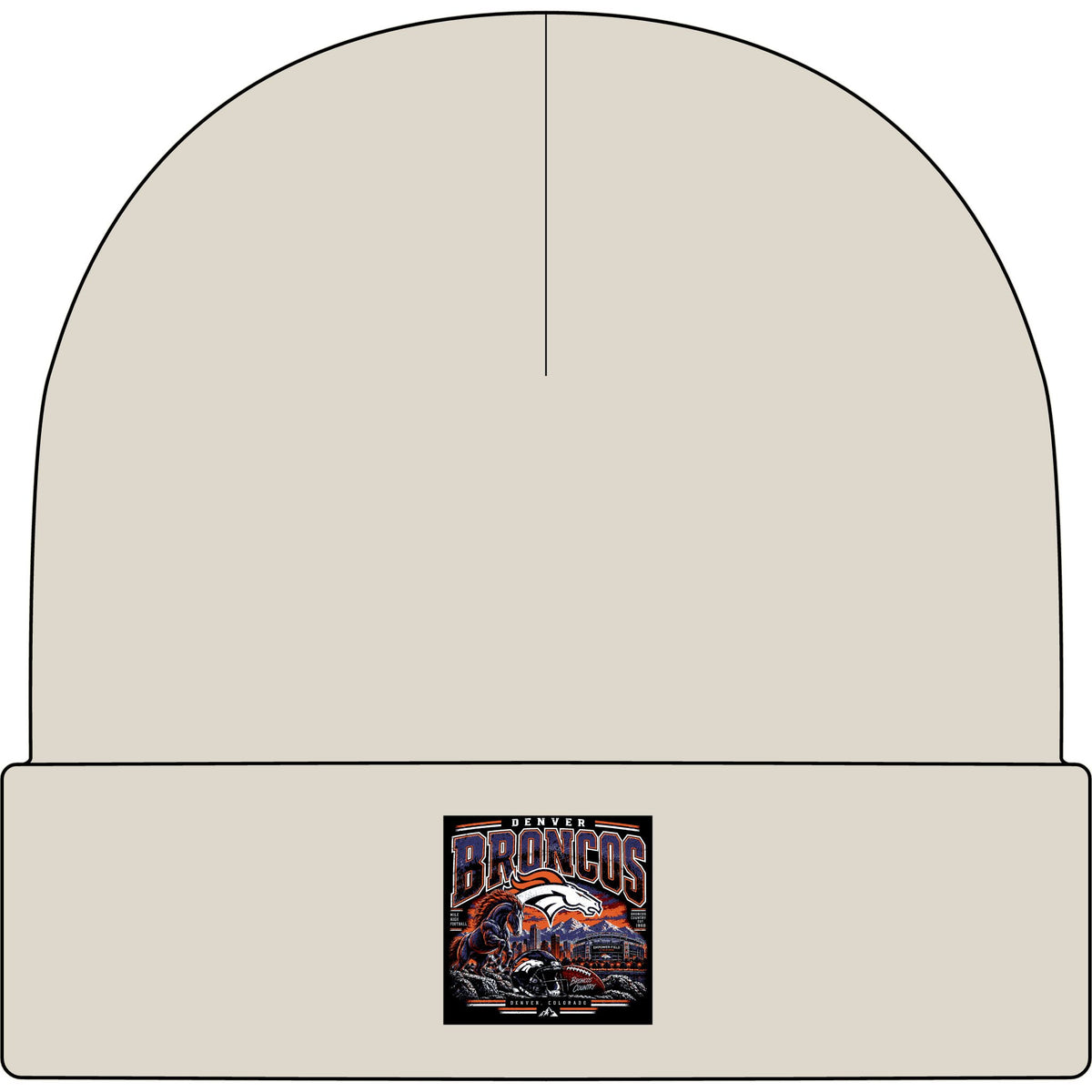 Denver Broncos Mile High Pride - AS Colour 1107 Cuff Beanie