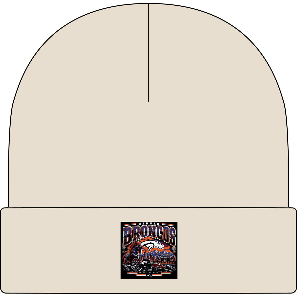 Denver Broncos Mile High Pride - AS Colour 1107 Cuff Beanie