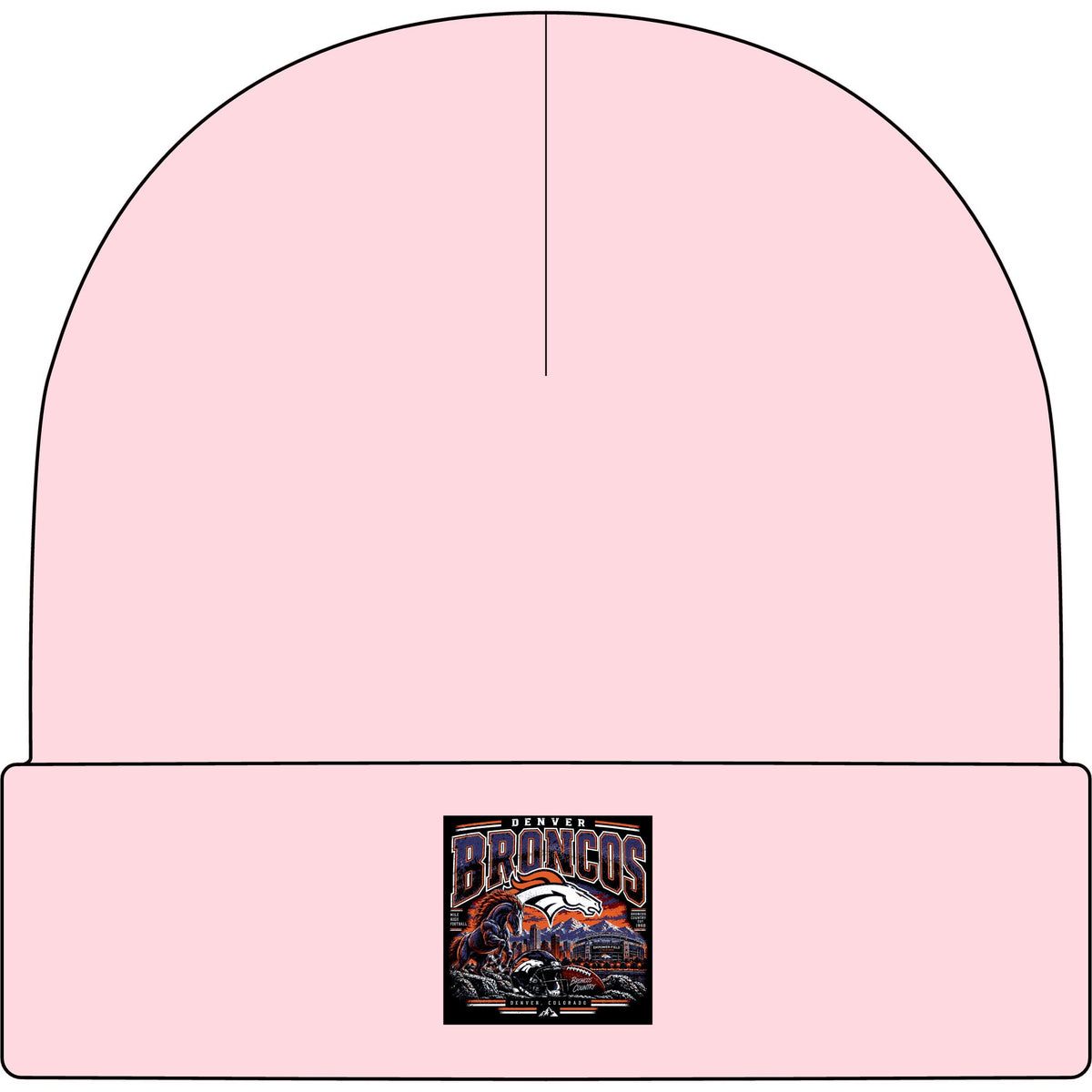 Denver Broncos Mile High Pride - AS Colour 1107 Cuff Beanie