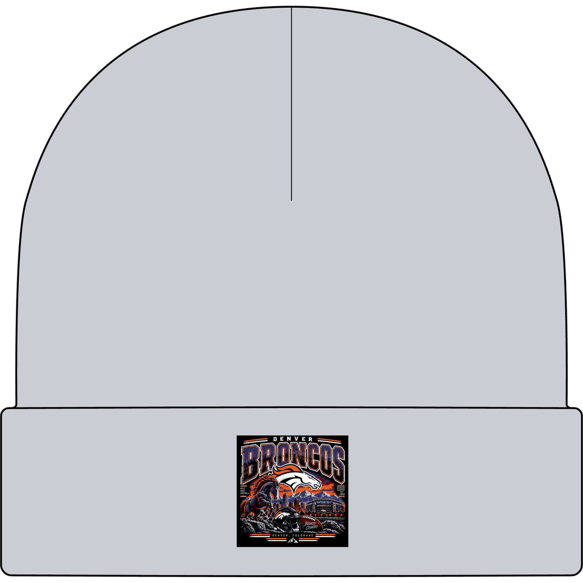 Denver Broncos Mile High Pride - AS Colour 1107 Cuff Beanie