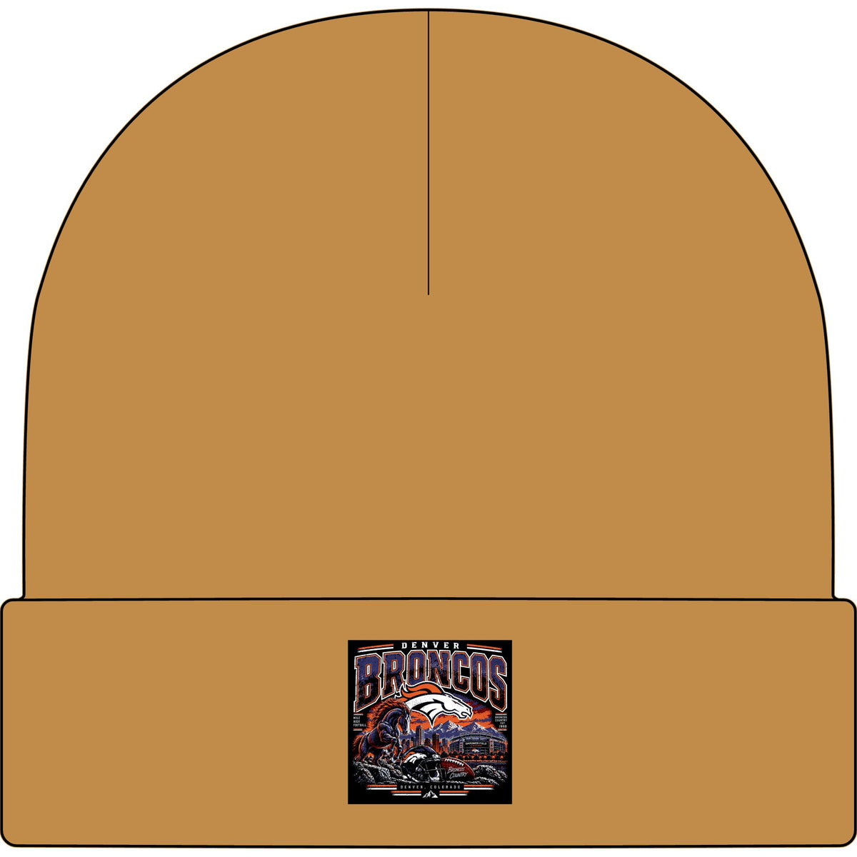 Denver Broncos Mile High Pride - AS Colour 1107 Cuff Beanie
