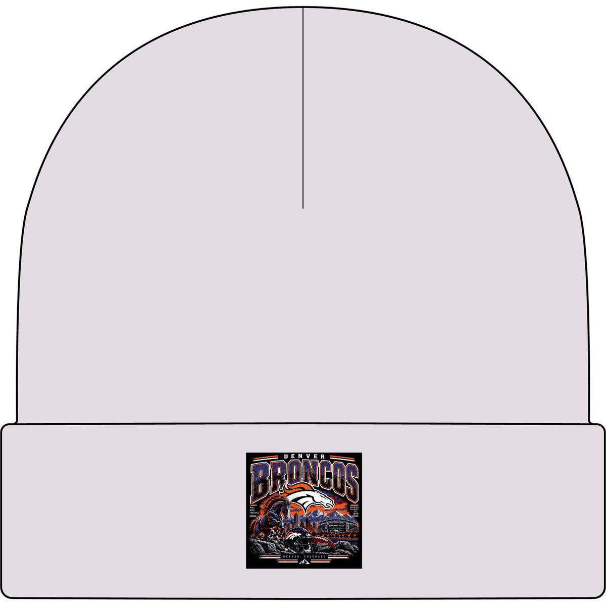 Denver Broncos Mile High Pride - AS Colour 1107 Cuff Beanie