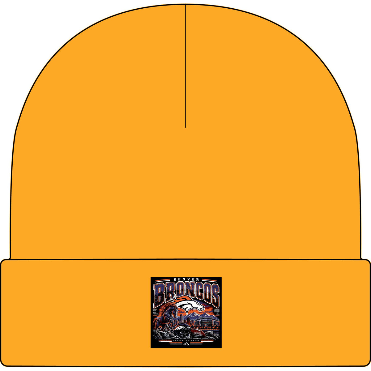 Denver Broncos Mile High Pride - AS Colour 1107 Cuff Beanie