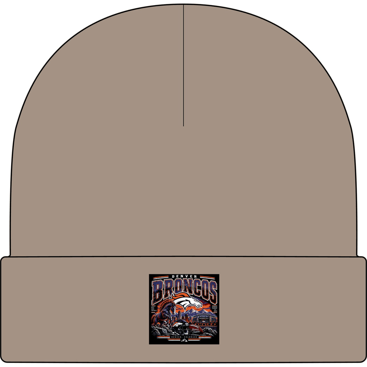 Denver Broncos Mile High Pride - AS Colour 1107 Cuff Beanie