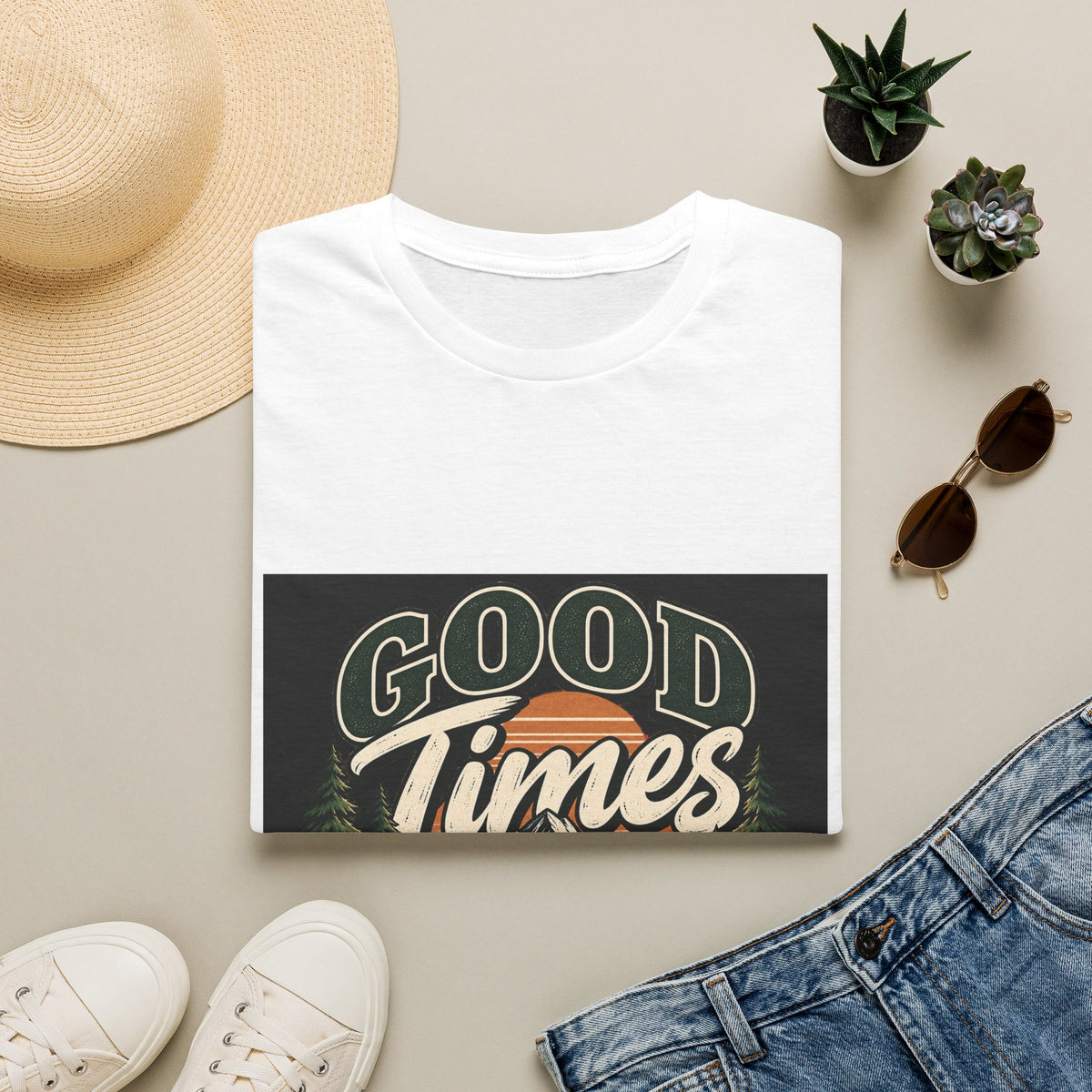 Good Times Questionable Decisions - Classic Tee