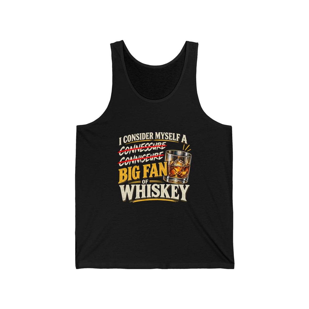 Big Fan of Whiskey - Athletic Tank