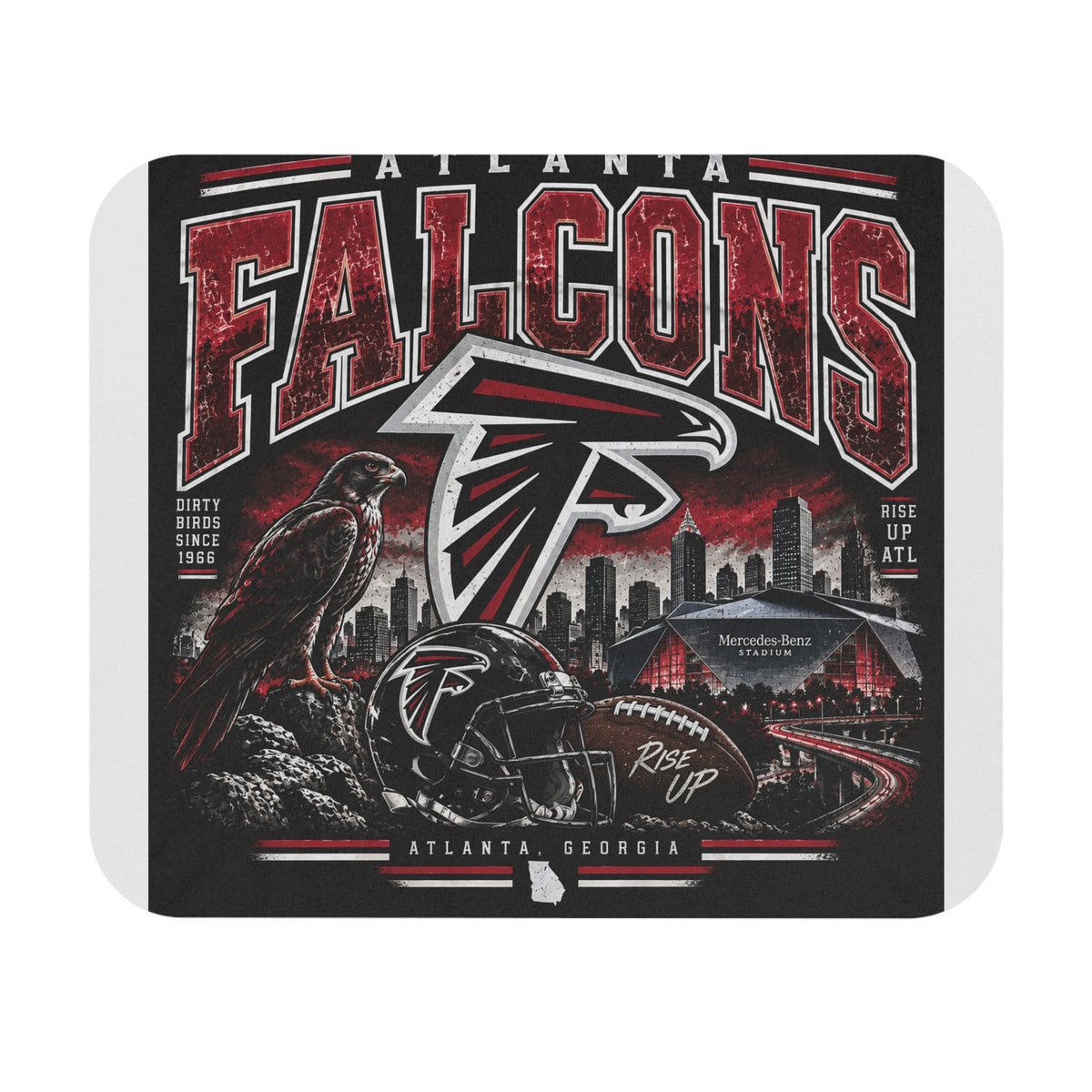 Atlanta Falcons Rise Up - Mouse Pad