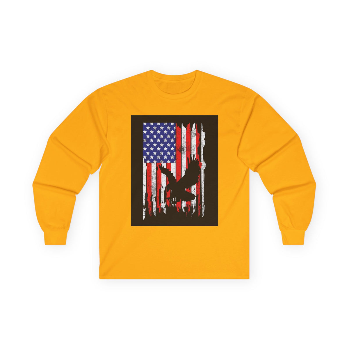 Old Glory Eagle - Unisex Ultra Cotton Long Sleeve Tee