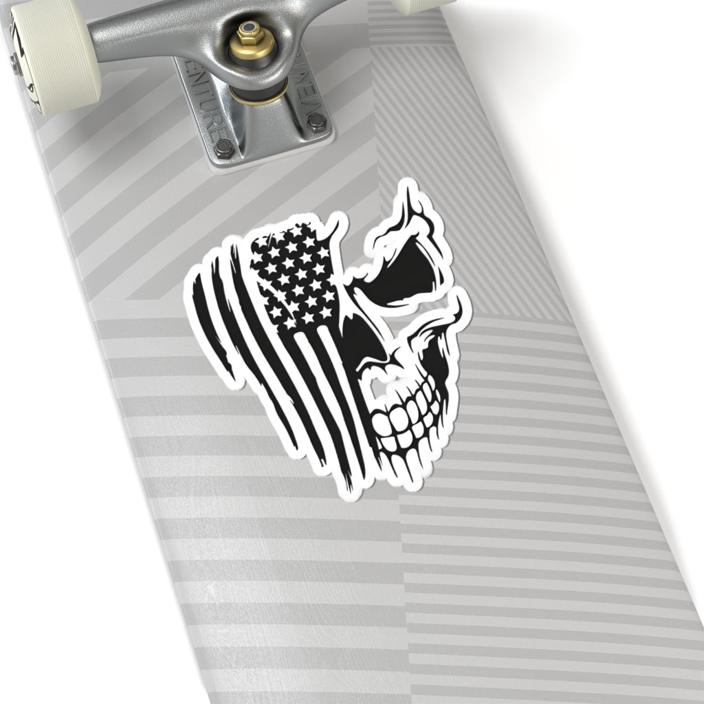 Stars, Stripes & Skulls - Kiss-Cut Sticker