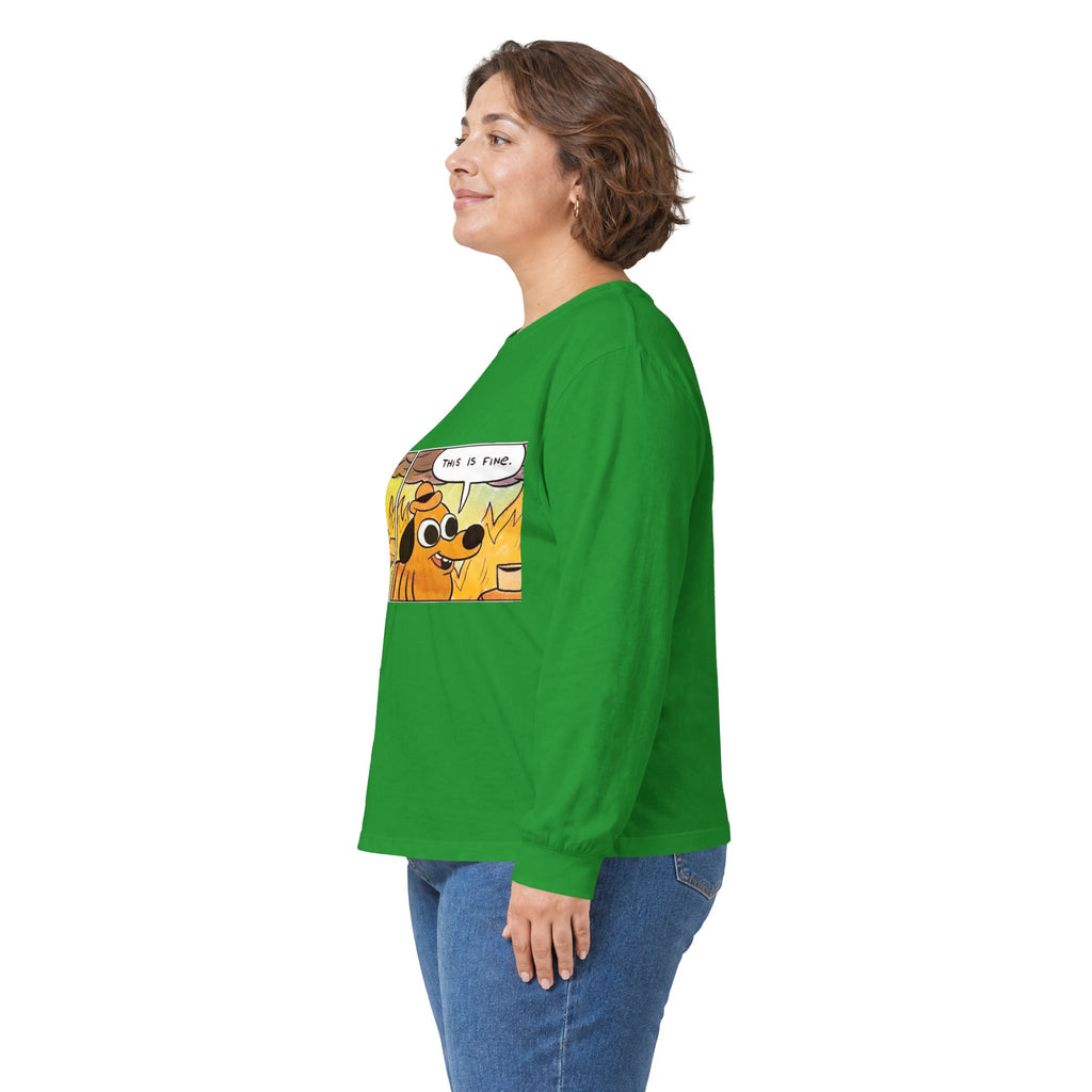 This Is Fine - Unisex Ultra Cotton Long Sleeve Tee