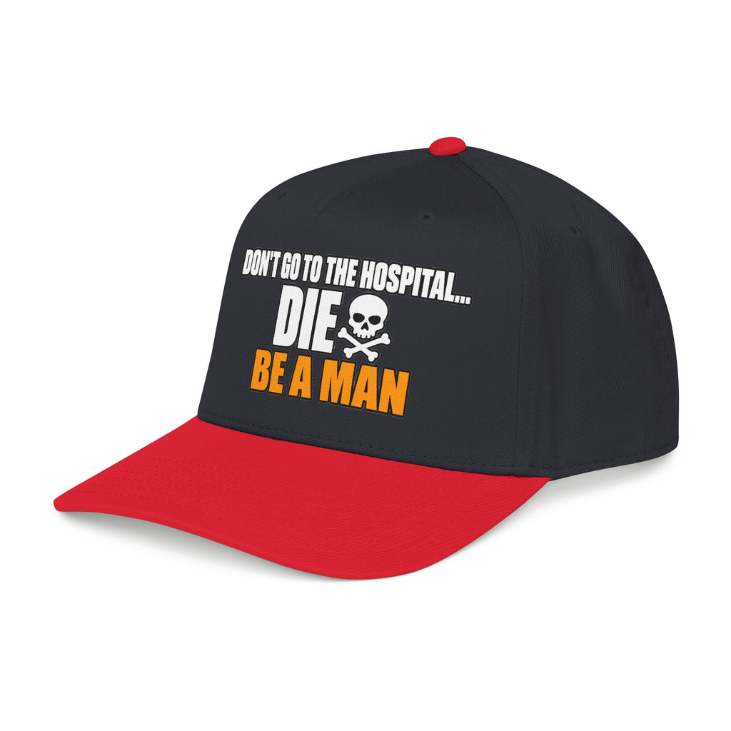 Dont Go to the Hospital - White Outlined - OTTO Baseball Hat