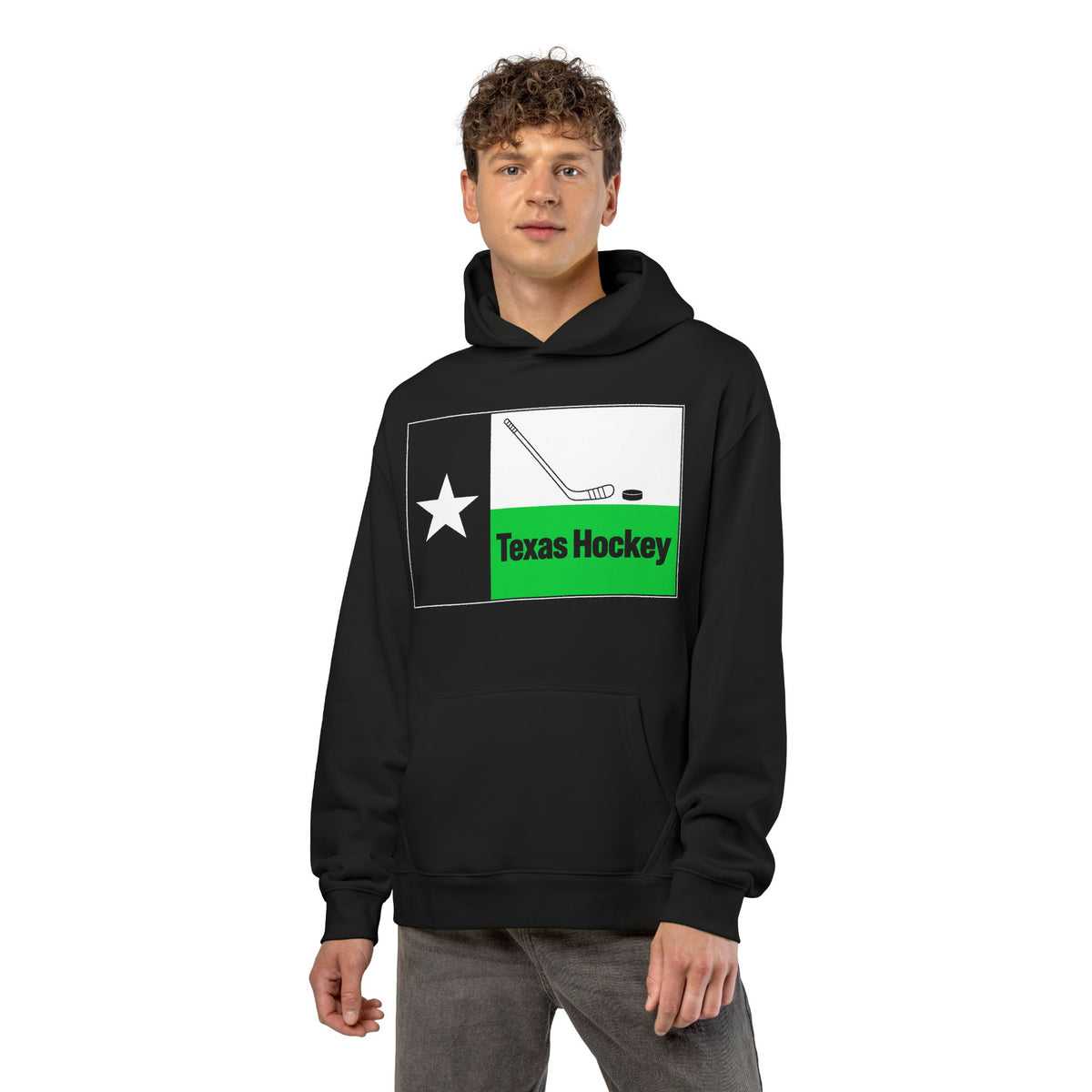 Texas Hockey Flag - Hoodie