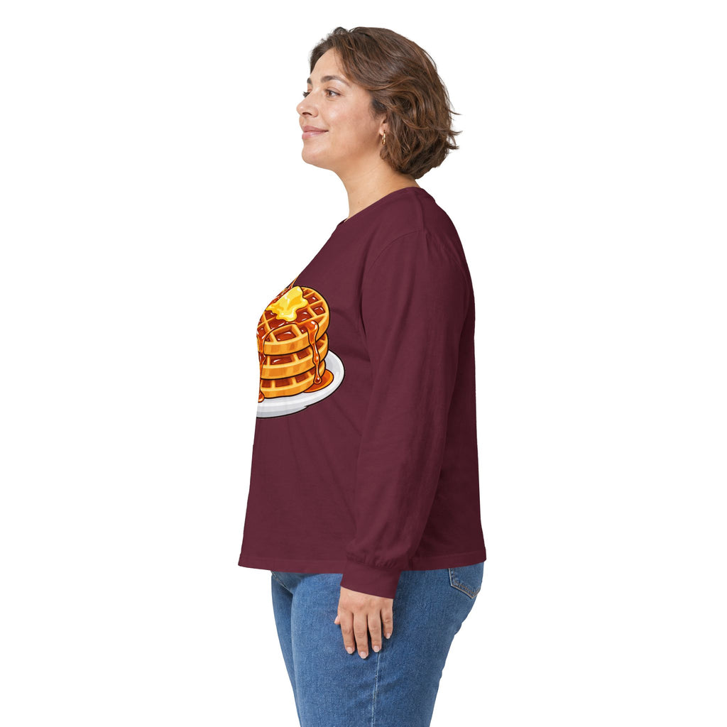 Cartoon Waffles - Unisex Ultra Cotton Long Sleeve Tee