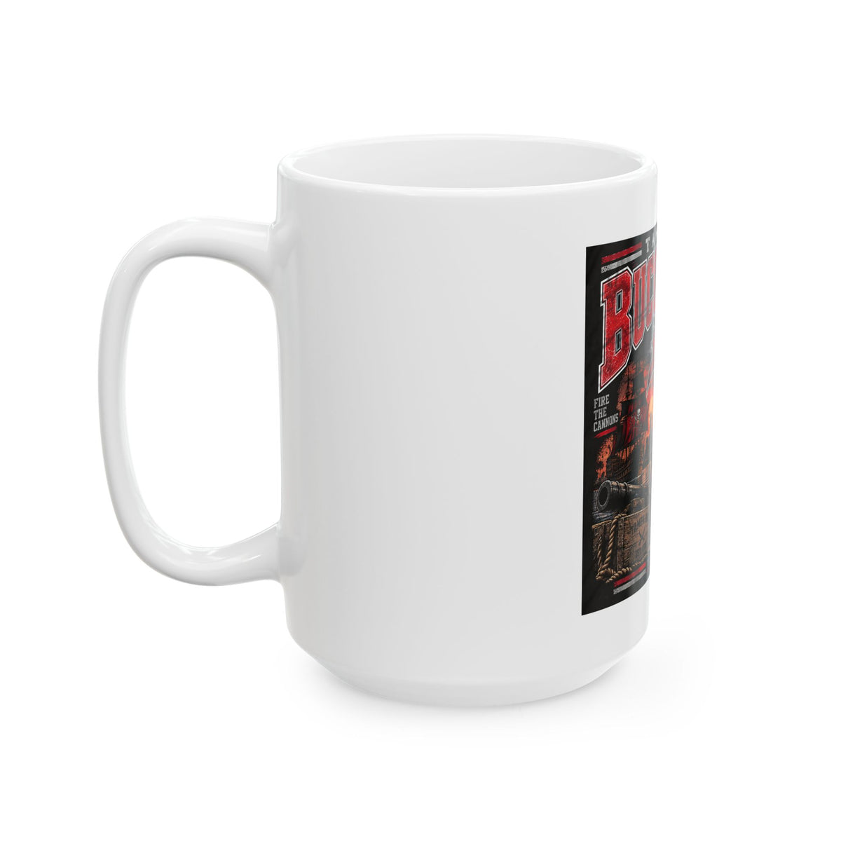 Tampa Bay Buccaneers Pirate Heritage - Ceramic Mug 11oz and 15oz