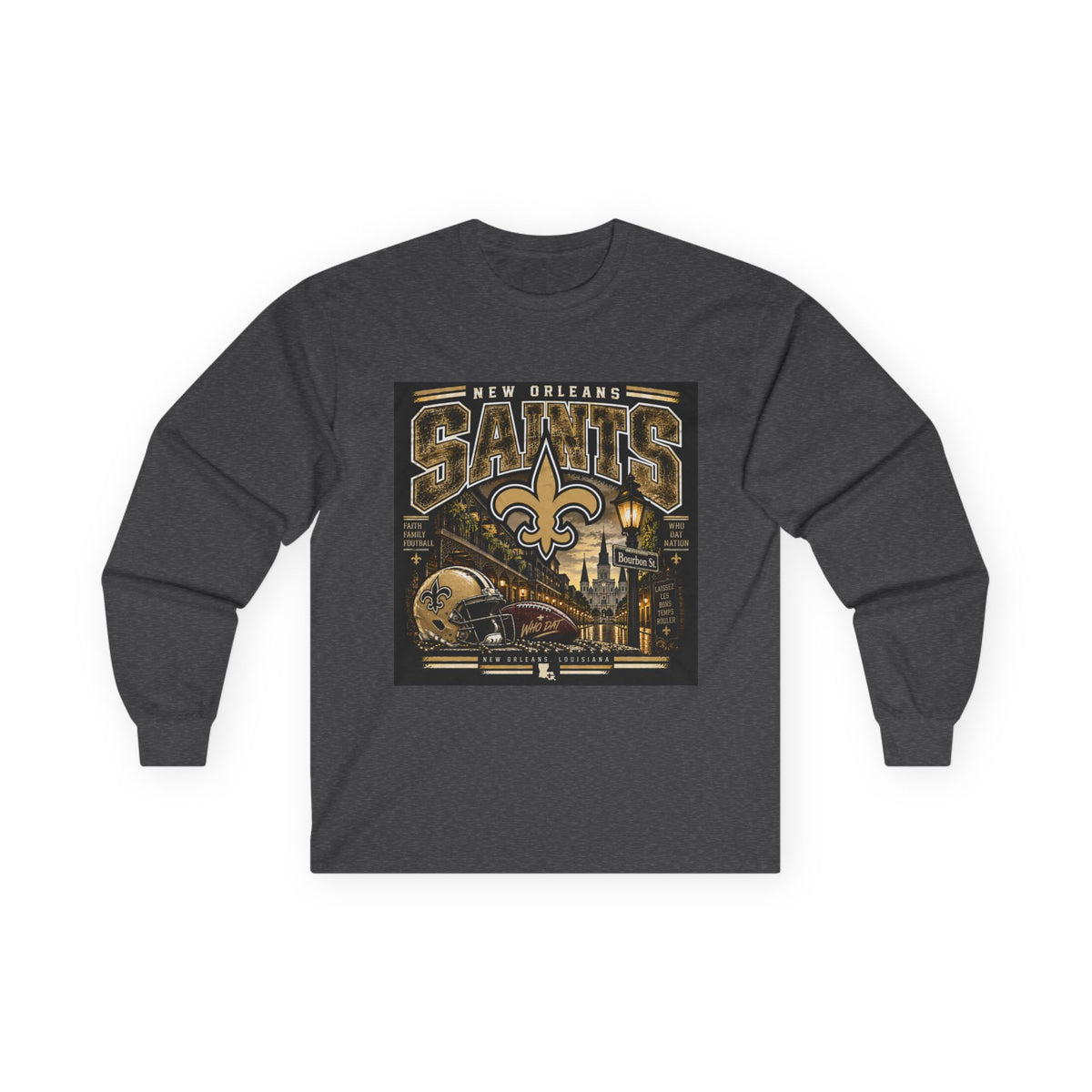 Saints Nation Glory Tee - Unisex Ultra Cotton Long Sleeve Tee