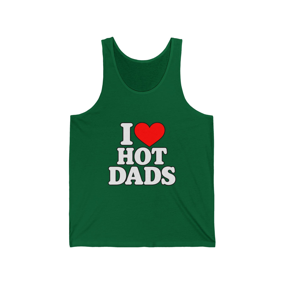 I Love Hot Dads - Athletic Tank