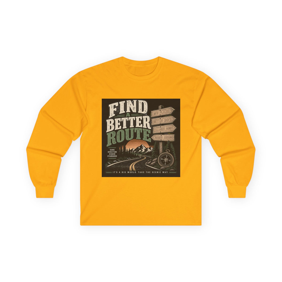 Find A Better Route - Unisex Ultra Cotton Long Sleeve Tee