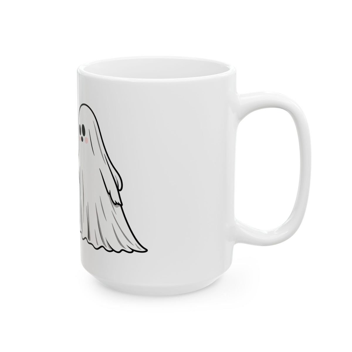 Boo-p Ghost and Dog - Ceramic Mug 11oz and 15oz