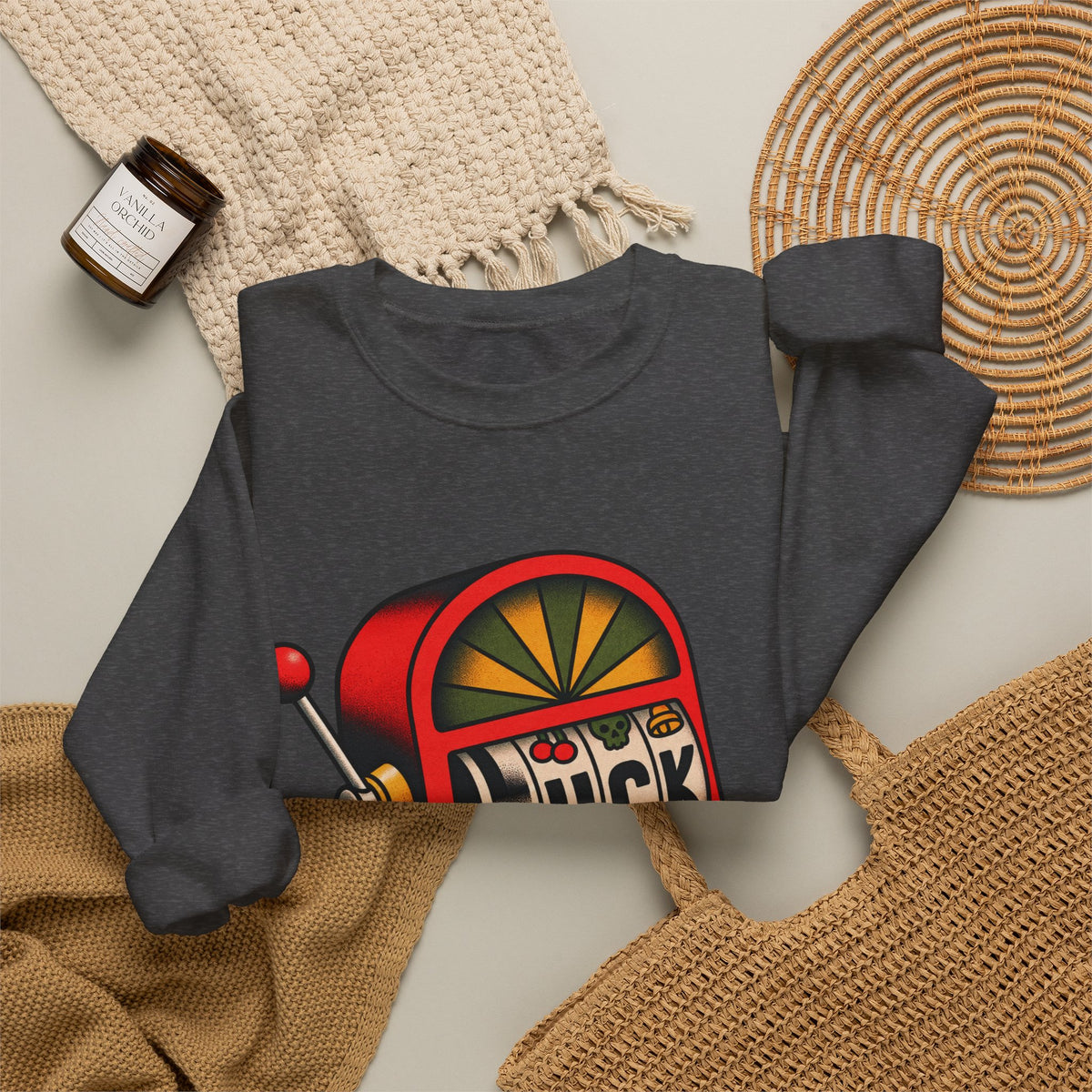 Fuck Slot Machine - Crewneck Sweatshirt