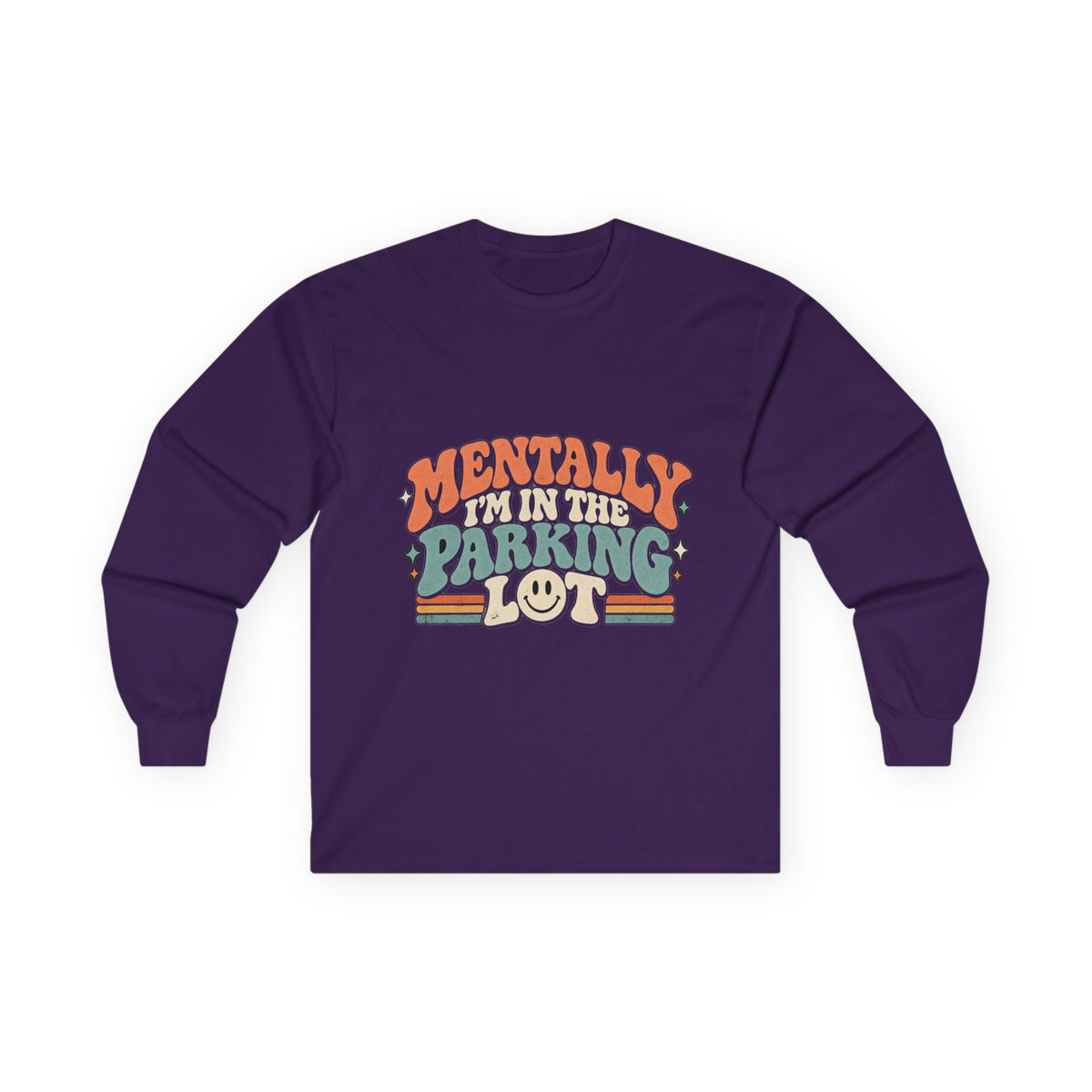 Secretly Plotting Dark Parking - Unisex Ultra Cotton Long Sleeve Tee