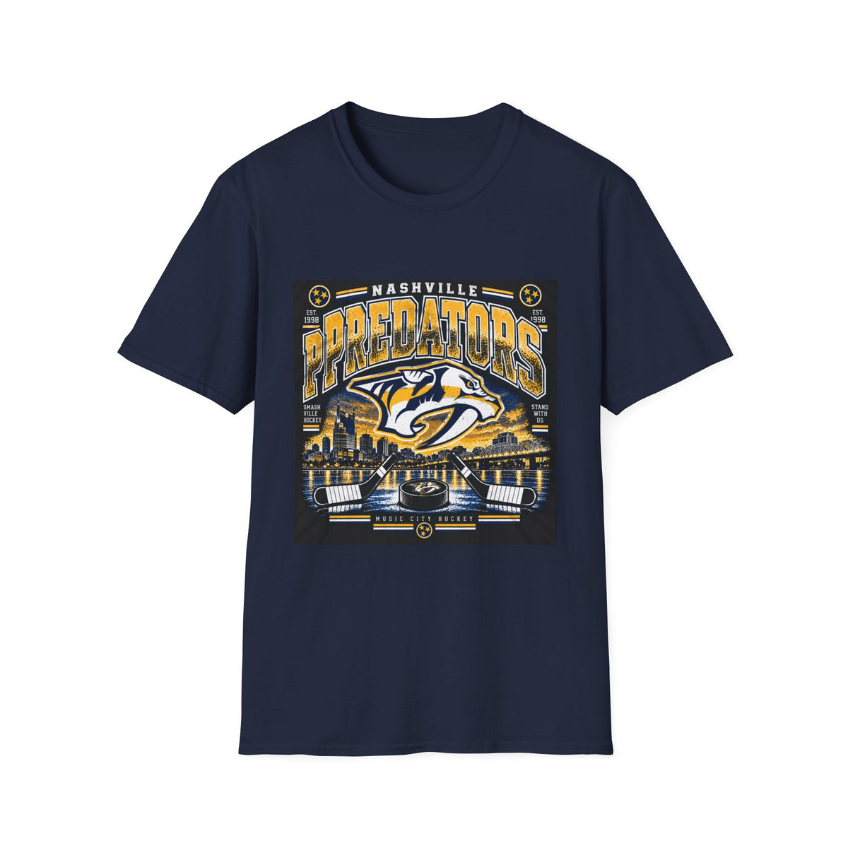 Nashville Predators Music City - Classic Tee