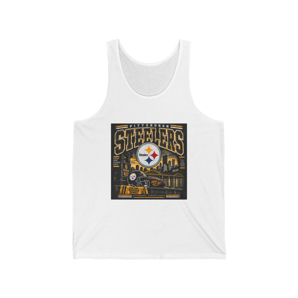 Pittsburgh Steelers Steel City Pride - Athletic Tank