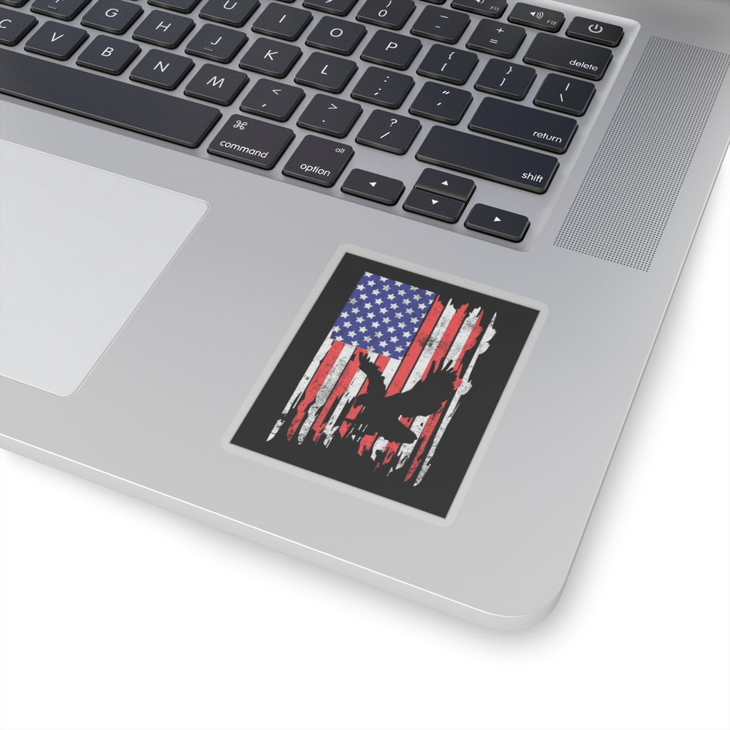Old Glory Eagle - Kiss-Cut Sticker