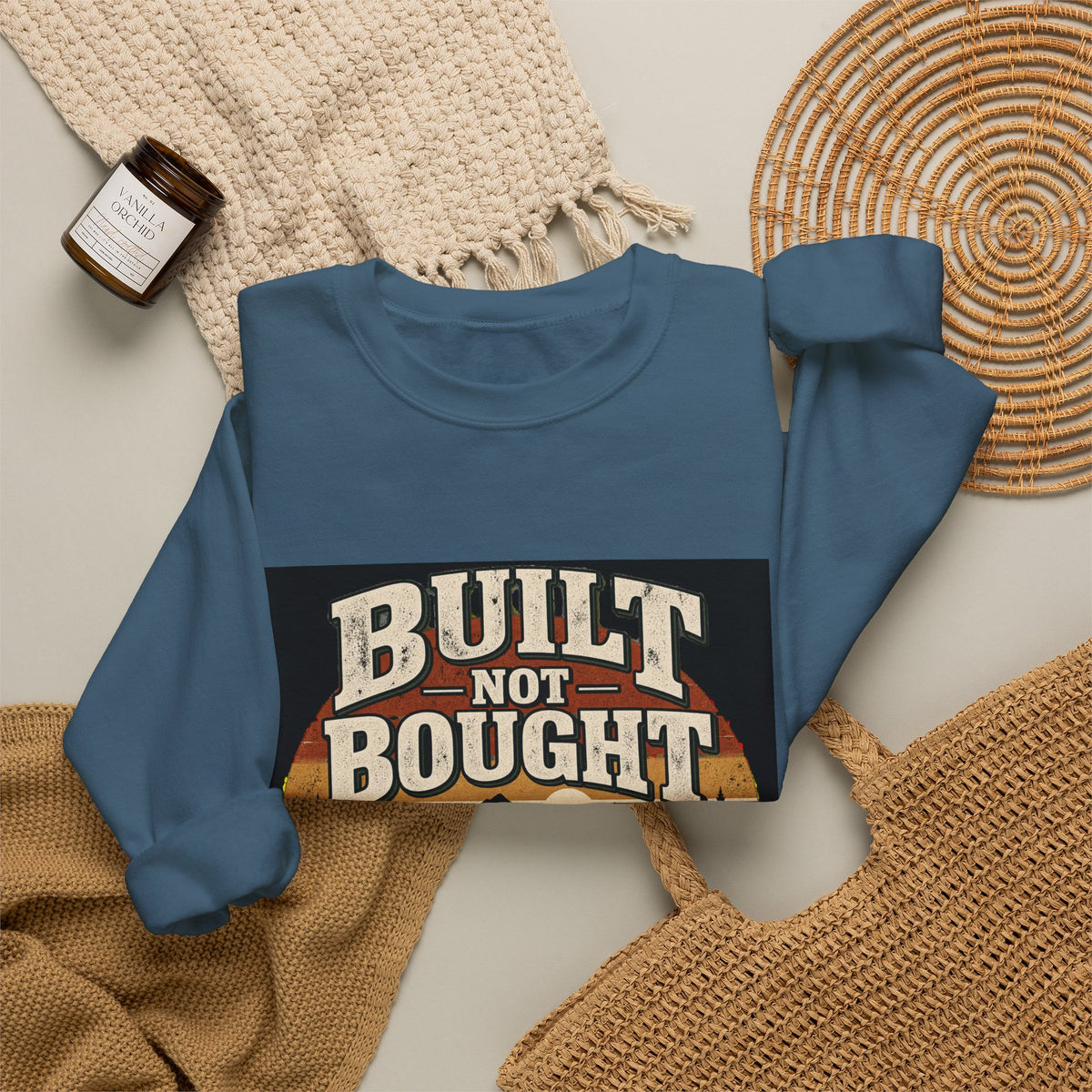 Built Not Bought - Crewneck Sweatshirt
