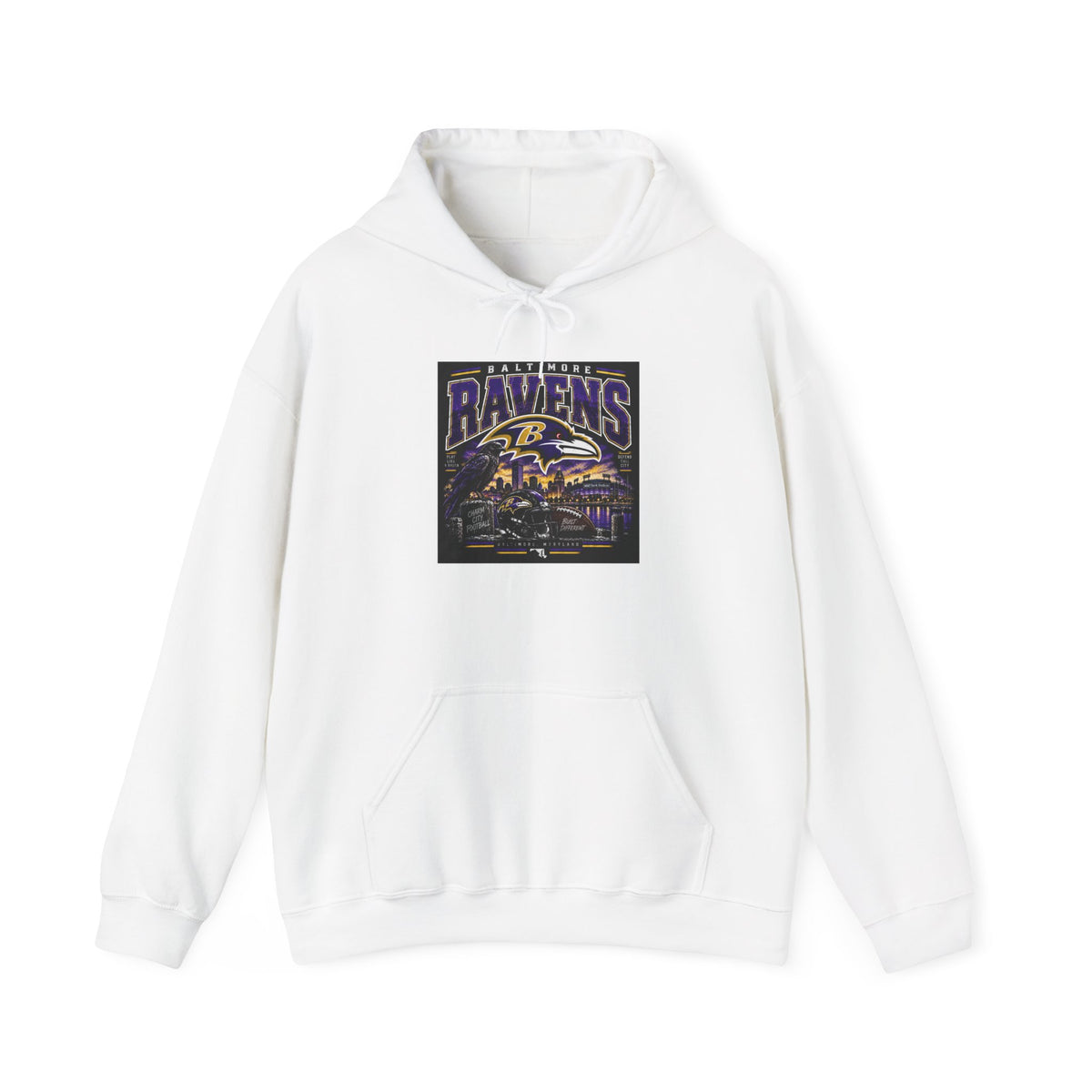 Baltimore Ravens Skyline Tee - Hoodie