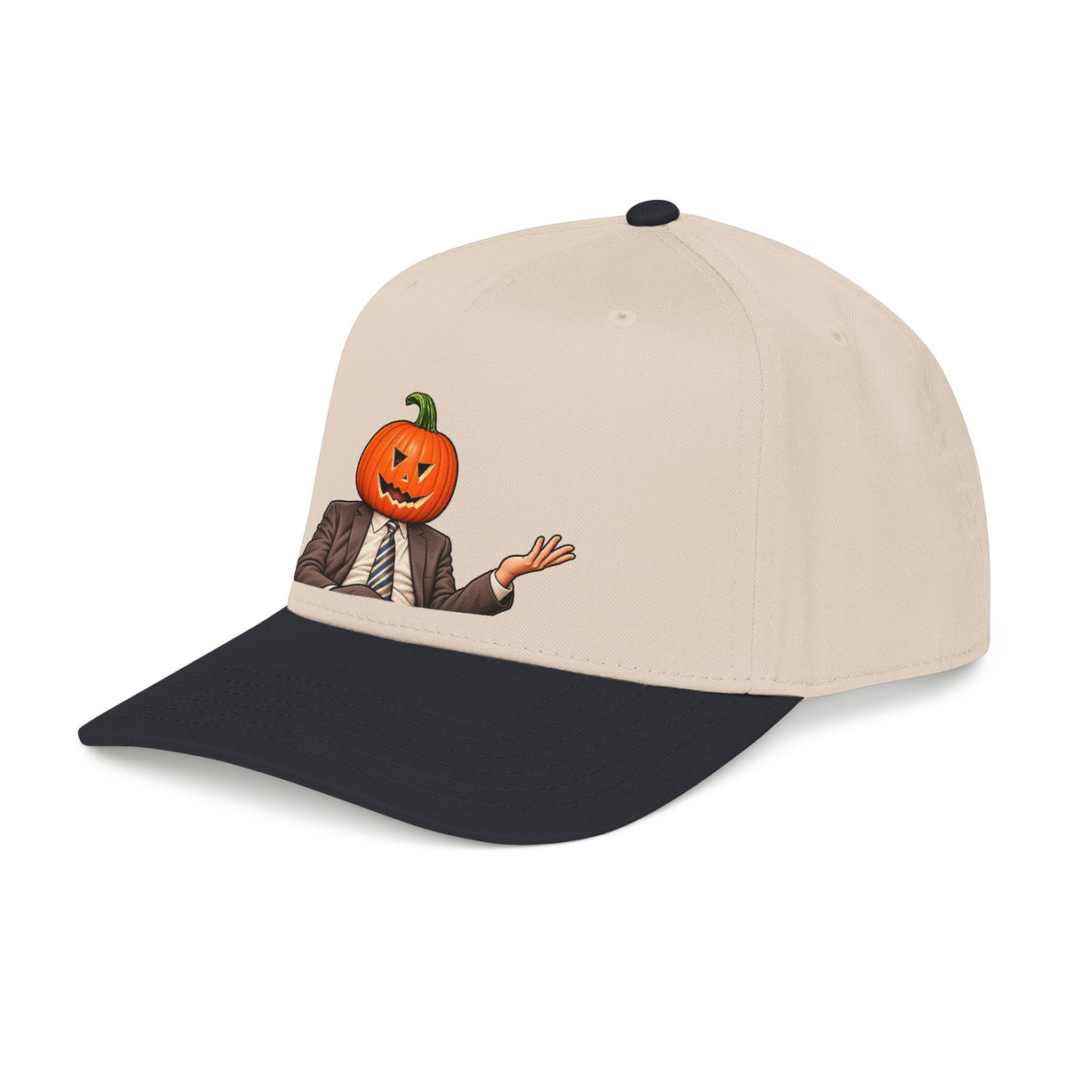 Pumpkin Head Office Cartoon - OTTO Baseball Hat