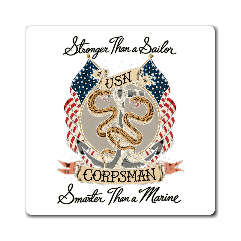 Corpsman Pride Crest - Magnet