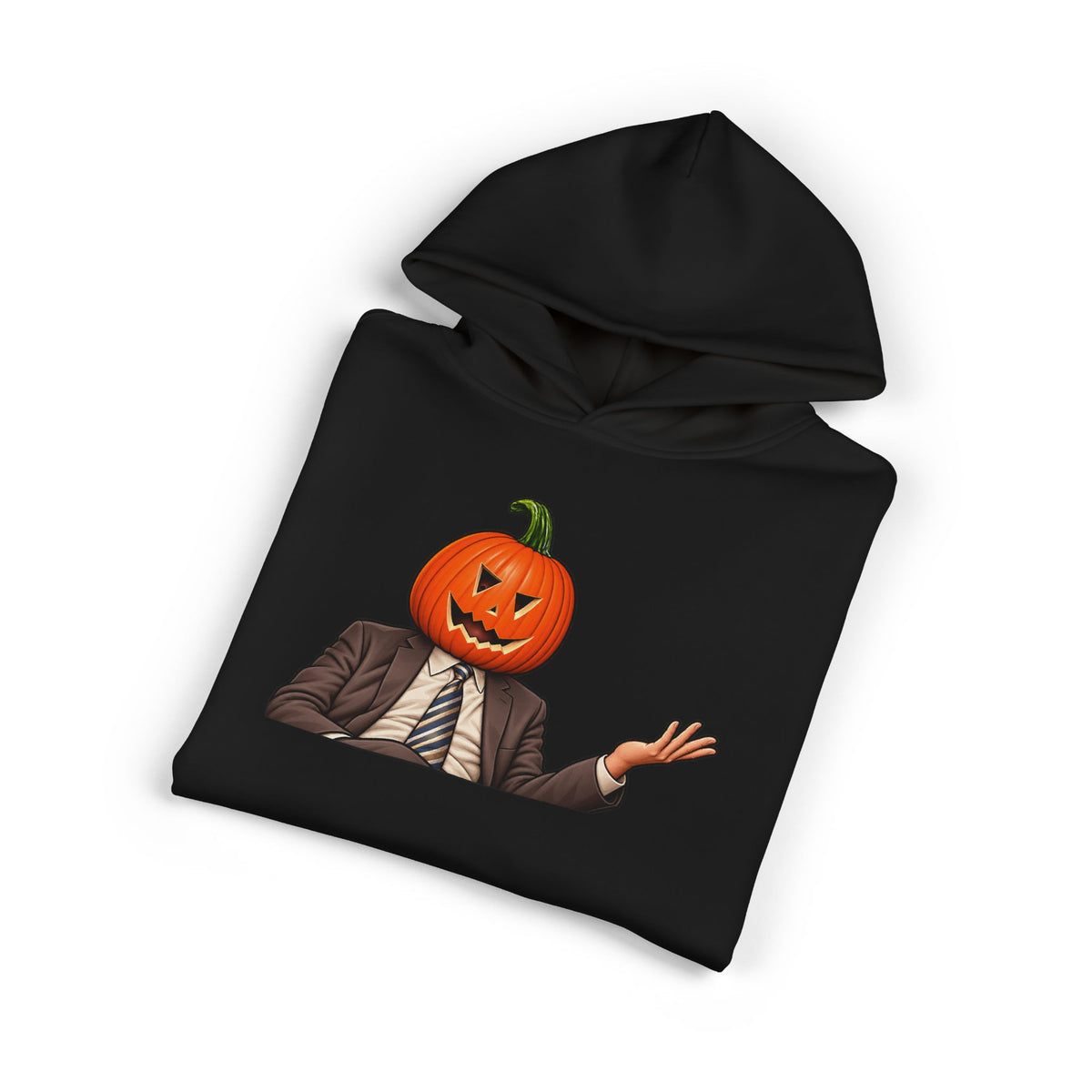 Pumpkin Head Office Cartoon - Hoodie