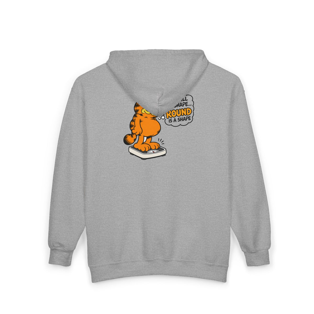 Round Shape Garfield - Full-Zip Hooded Sweatshirt