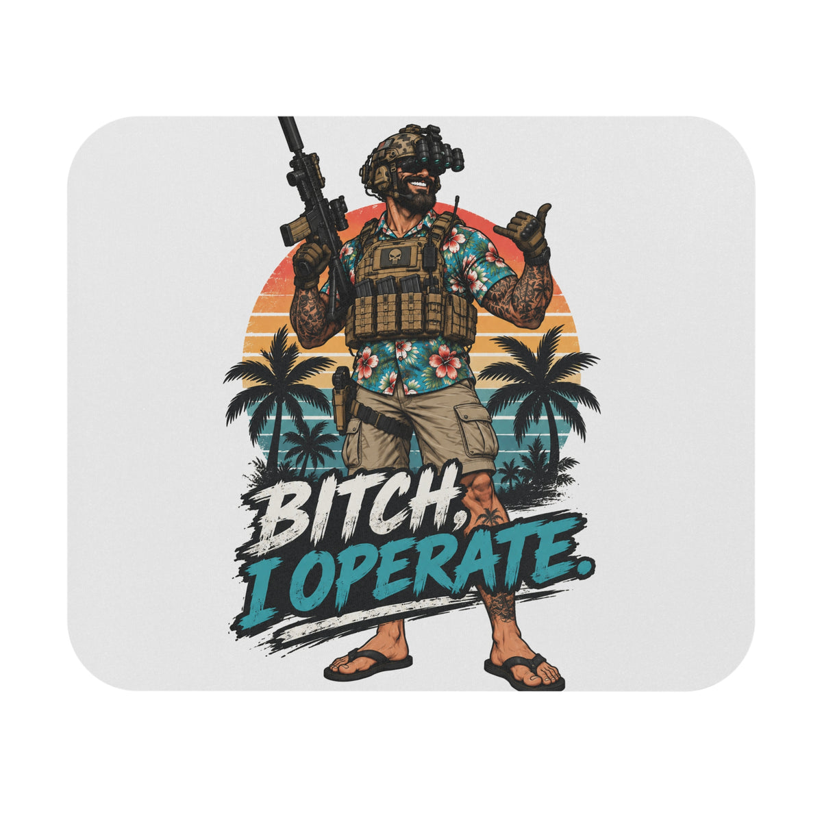 Beach Operator - Mouse Pad